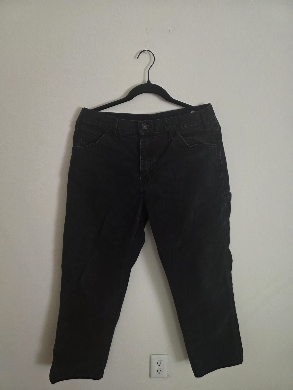Dickies Black Women's Boyfriend Jeans - Relaxed Fit